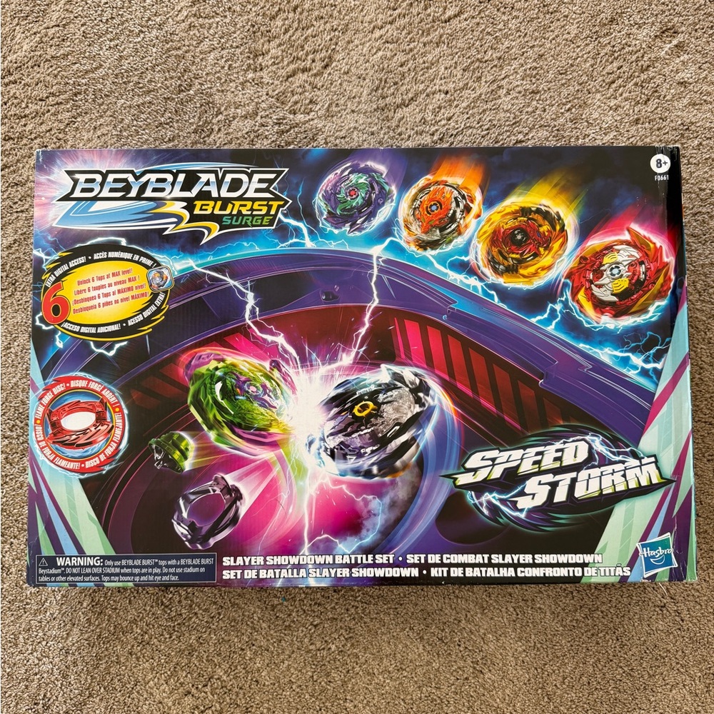Beyblade Burst Surge Slayer Showdown Speedstorm Battle Set